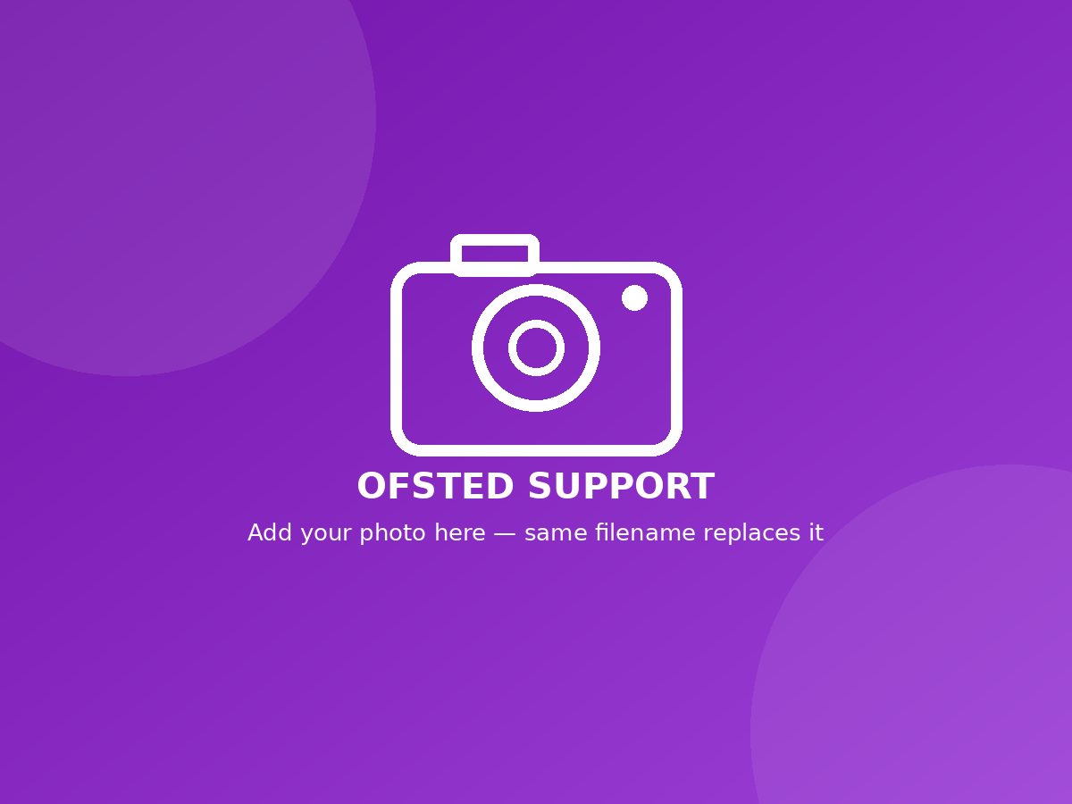 Ofsted support — placeholder, replace with your own photo
